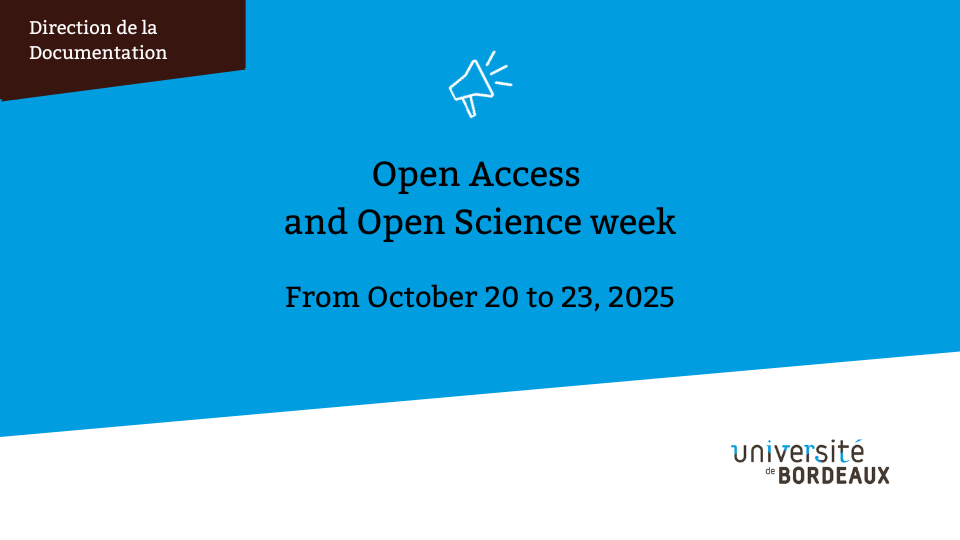 Open Access and Open Science week